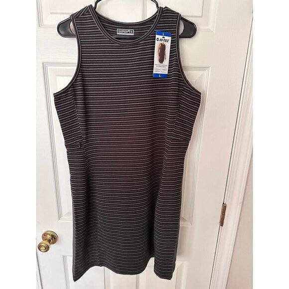 HI-TEC Black and White Sports Lounge Dress Size L - Picture 1 of 4